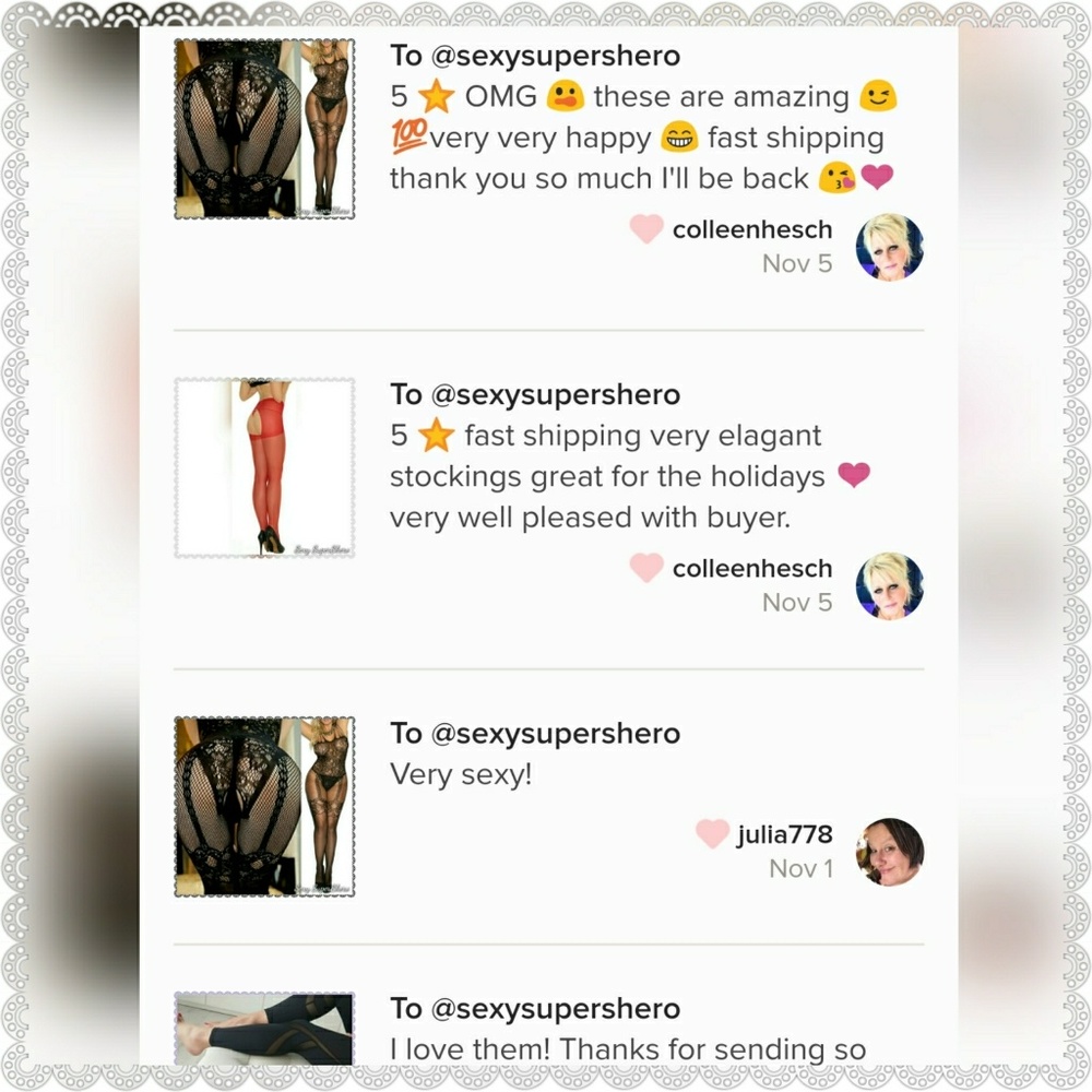 Shop with confidence! Check out my love notes &mor - Picture 7 of 7